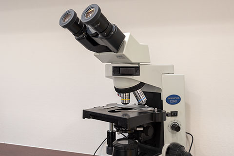 生検で使用する顕微鏡